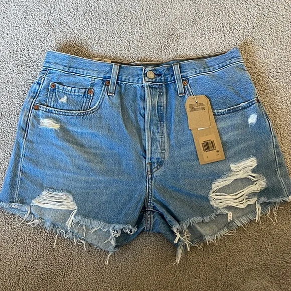 LEVI’S 501 Original Shorts Sansome Straggler - Picture 4 of 11